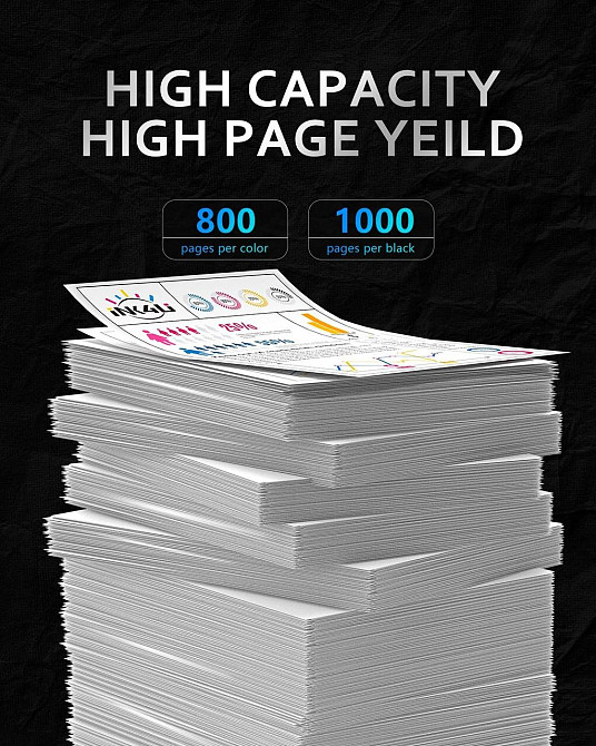 Картриджі для принтера KINGJET 924 HP 924 для HP OfficeJet 8120e 8122e 8124e 8125e OfficeJet Pro 8130e/8132e/8134e/8138e Днепр - изображение 7