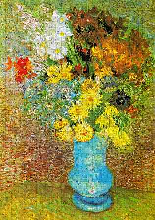 Пазл Вінсент Ван Гог: Ваза з ромашками та анемонами - Vincent Van Gogh: Vase with Daisies and Anemones (Enjoy-1158) Киев