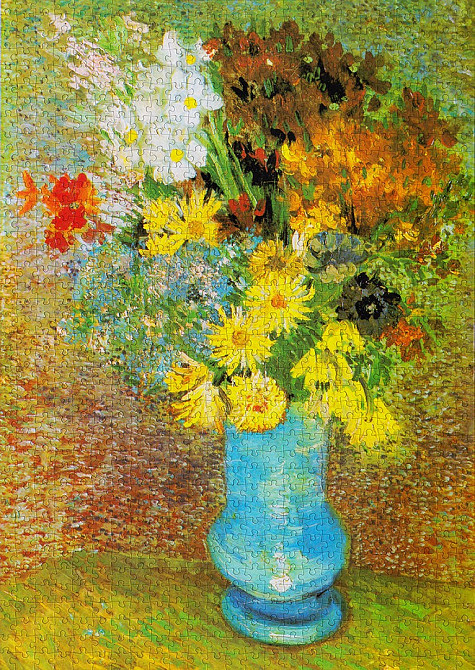 Пазл Вінсент Ван Гог: Ваза з ромашками та анемонами - Vincent Van Gogh: Vase with Daisies and Anemones (Enjoy-1158) Киев - изображение 3