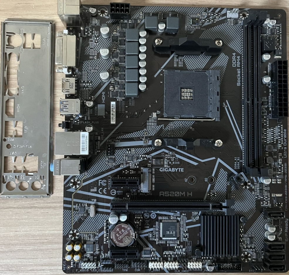 Материнська плата Gigabyte A520M H AM4 DDR4 AMD Ryzen Support. Харків - фото 6