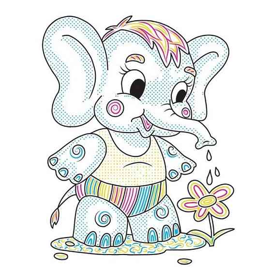 Детская книга-раскраска 