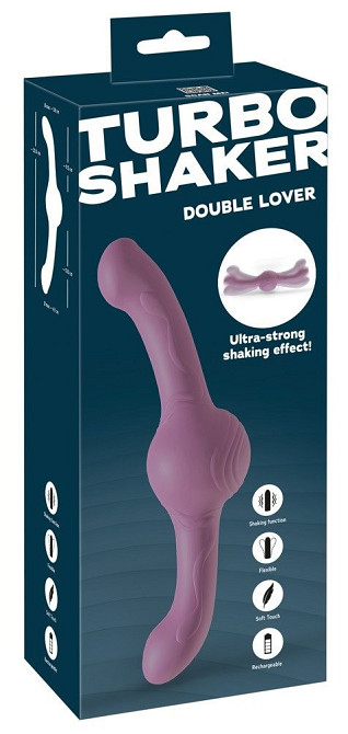 Вибратор двойной Strong Shaking Double Vibe Sex Aura Киев - изображение 1