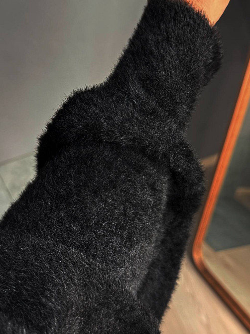 Кардиган женский Fancy Matinee 30740 ангора длинный с карманами, черный, one size Одесса - изображение 8