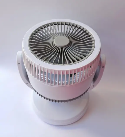 Вентилятор аккумуляторный Mini fan VU-05 FS-25 LED автовращение Белый Винница