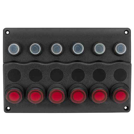 10042-BK панель на 6 переключателя Тайвань Черкассы