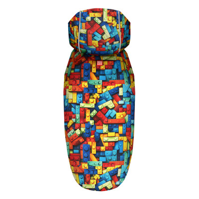 Дождевик для животных WAUDOG Clothes Накидка с капюшоном Блоки M (357-4056) Винница - изображение 3