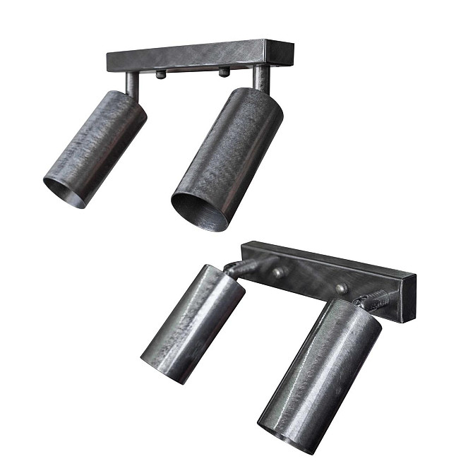 Світильник циліндр поворотний 2-Е27 Tube NL 1105-2 SILVER Київ - photo 1