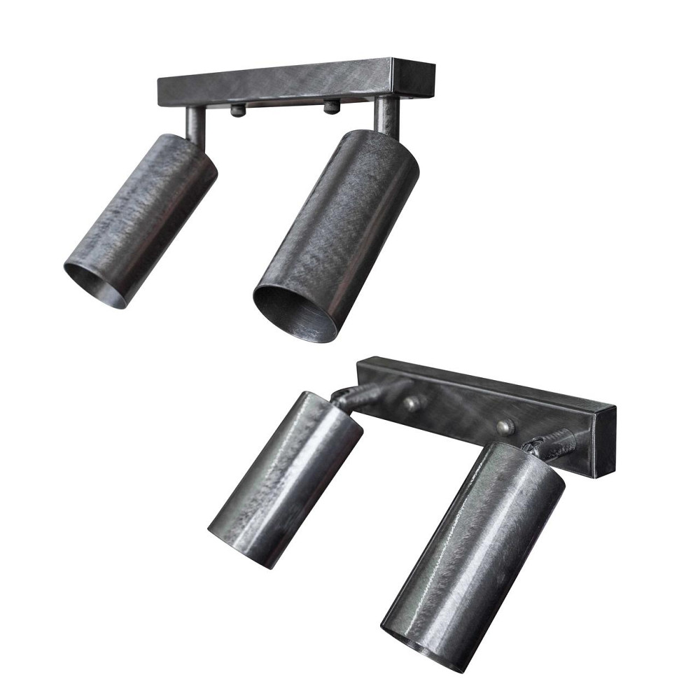 Світильник циліндр поворотний 2-Е27 Tube NL 1105-2 SILVER Київ - фото 1