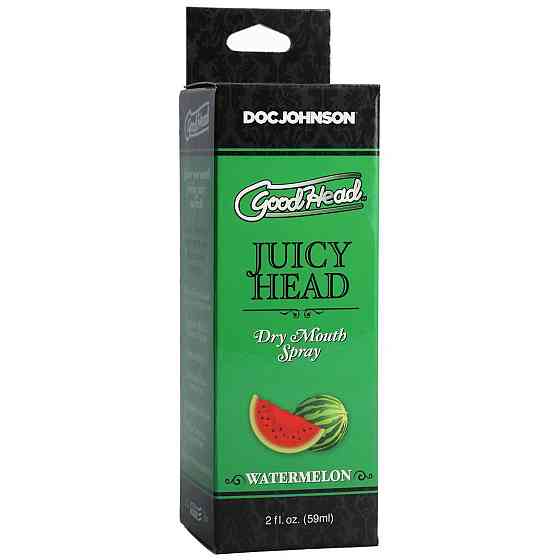 Зволожувальний спрей оральний Doc Johnson GoodHead – Juicy Head Dry Mouth Spray – Watermelon 59мл Sex Aura Київ