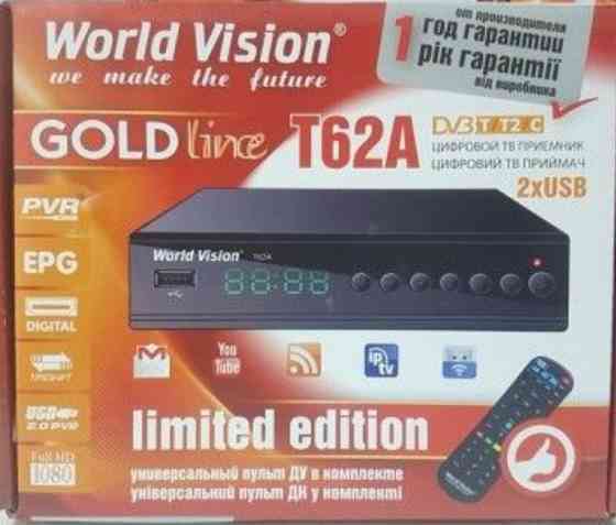 Приставка Т2 тюнер ресивер приемник DVB-T2 World Vision T62A декодер. Харьков