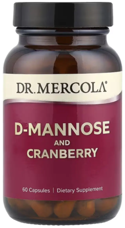 Д-Манноза Dr. Mercola D-Mannose and Cranberry Extract 60 капс Київ
