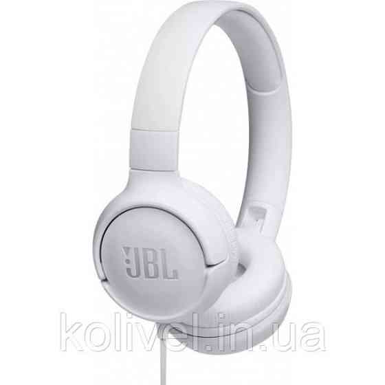 Навушники JBL T500 White (JBLT500WHT) (JBLT500WHT) Киев