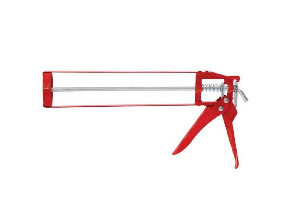 Пістолет для видавлювання силікону каркасний HT-0022 ТМ INTERTOOL Solmir Київ - фото 1