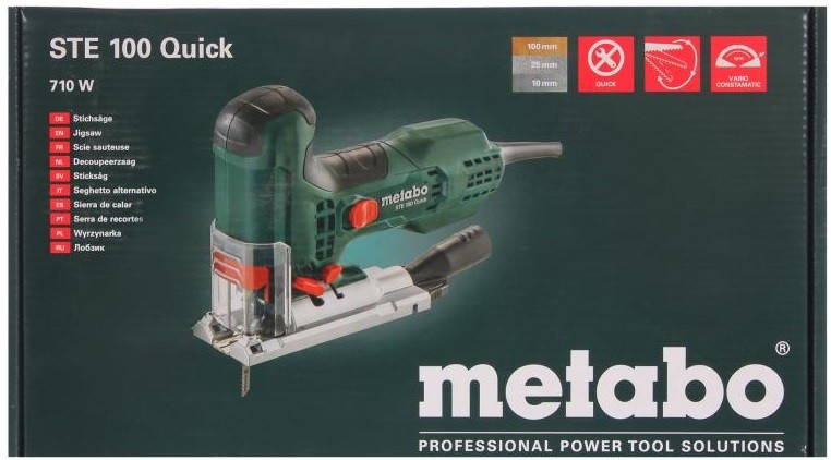 Профессиональный электрический лобзик Metabo STE 100 Quick : 710 Вт (601100000) Киев - изображение 7