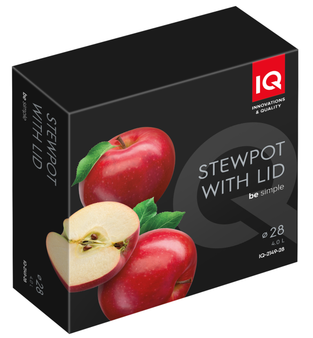 Сотейник IQ Be Simple (4.0 л) 28 см (6996313) Київ - фото 6