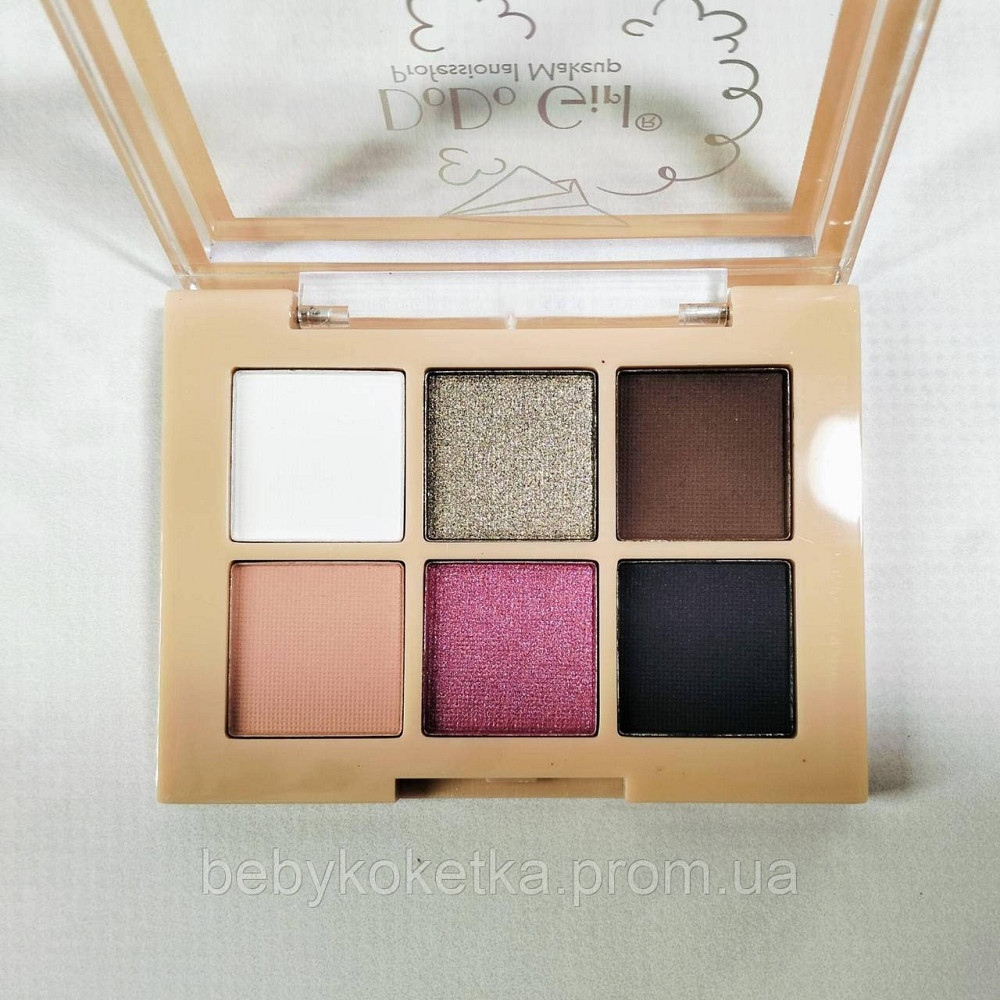 Палітра перламутрових тіней для повік Dodo Girl. Львів - фото 1