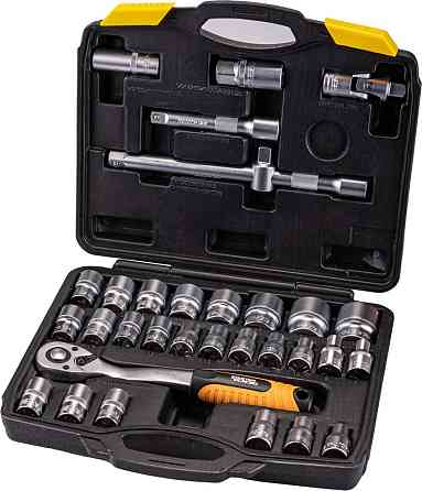 MASTERTOOL Набір інструментів MASTERTOOL PROFI ½" 32 шт 8-32 мм CrV50BV30 протиударний кейс 78- Киев