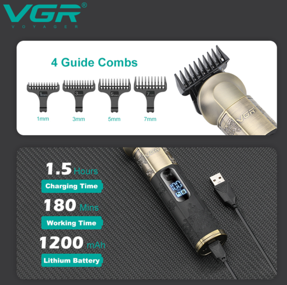 Триммер бороды и усов VGR V-296 Днепр