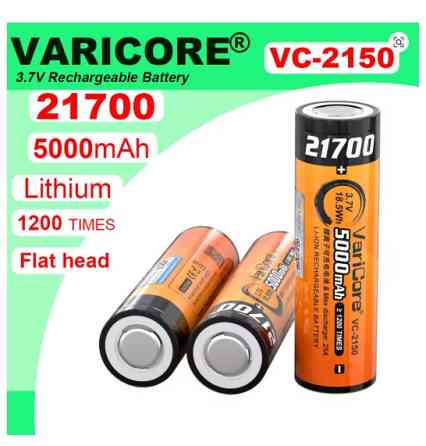 Аккумулятор 21700 VariCore VC-2150 5000mAh 3.7V B промышленный 25A Винница