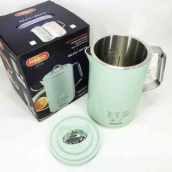 Тихий побутовий чайник Magio MG-515 1.5 л 1500 Вт, Електрочайник з індикатором включення HG-71 Івано-Франківськ