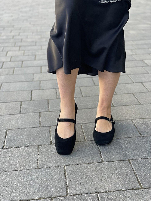 Балетки жіночі SEE SEVEN чорні натуральна замша 36-40 (5474) Коломыя - изображение 5