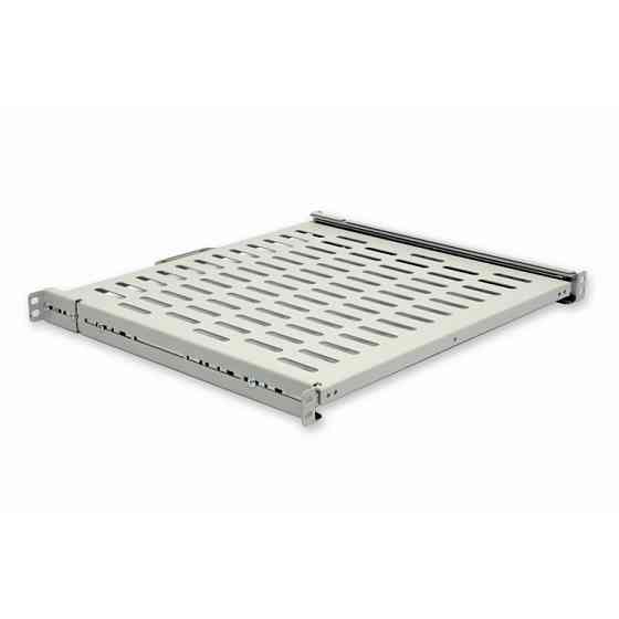 Полиця висувна 19" CMS UA-SHSL-400G 1U 400 мм, сіра Київ