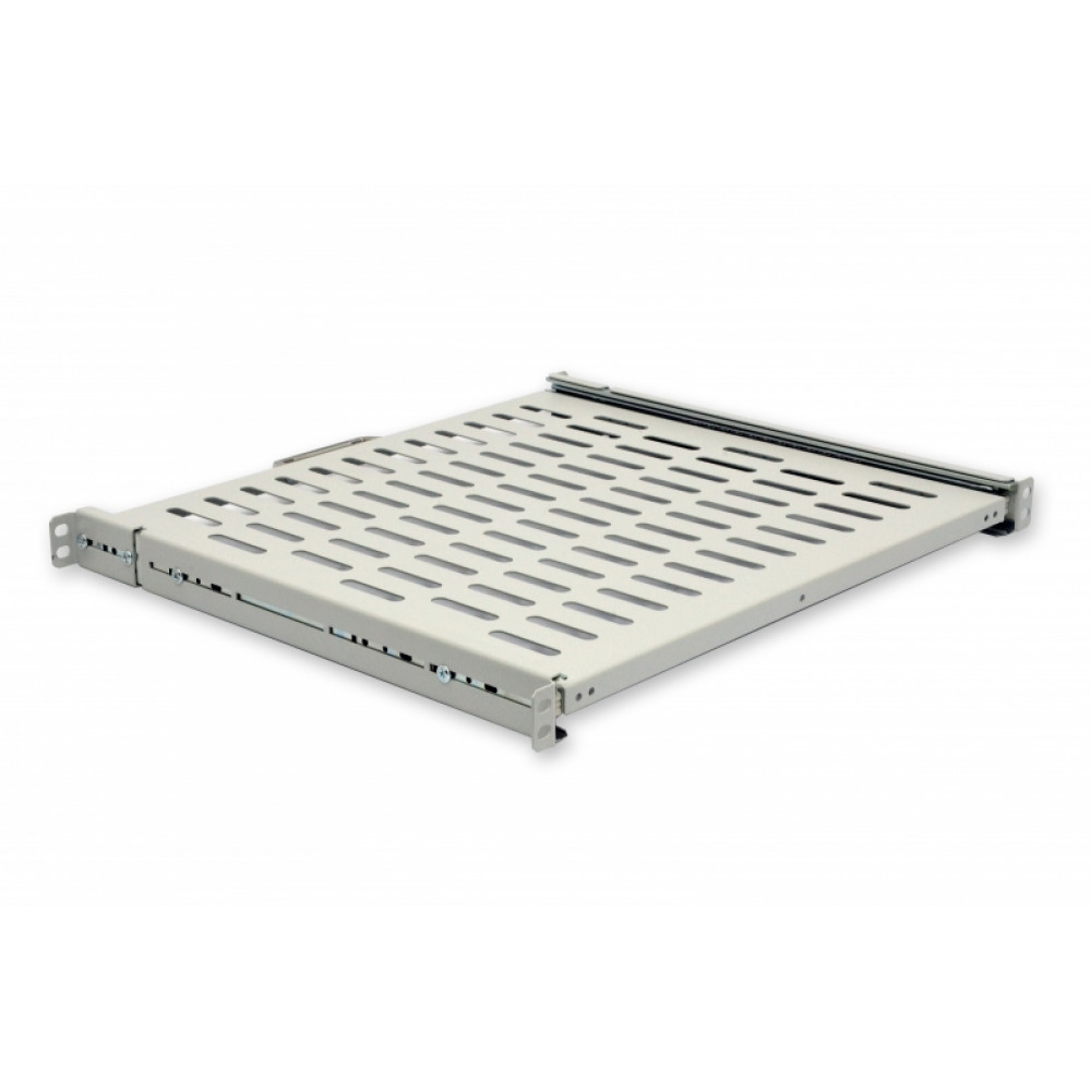 Полиця висувна 19" CMS UA-SHSL-400G 1U 400 мм, сіра Київ - фото 4