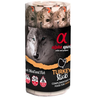 Ласощі для собак Alpha Spirit Dog Sticks Turkey 160 г 16 шт (8436586310493) Вінниця - фото 1