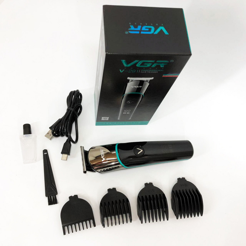 Машина для стрижки в домашних условиях, Аккумуляторная машинка для стрижки волос с насадками DR-24 Львов - изображение 1