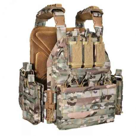 Розвантажувальний жилет для бронеплит YAKEDA з бічними кишенями для плит. a99986-1 Одеса