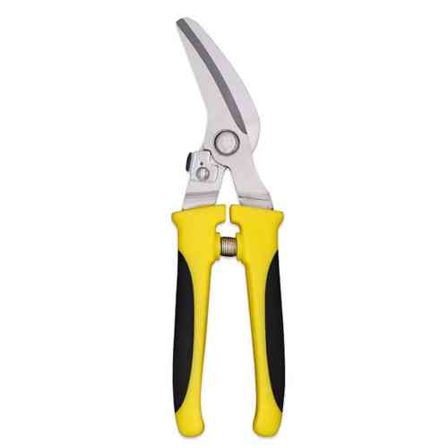 Універсальні вигнуті ножиці для металу 200мм нержавійка Київ