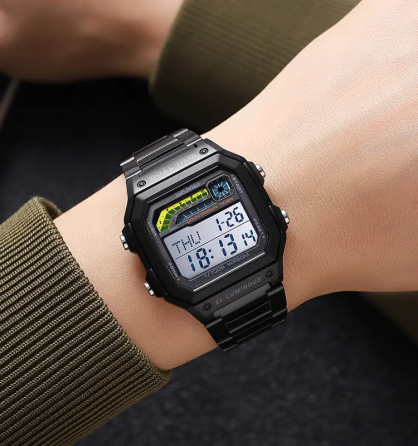 Часы мужские наручные металлические Skmei 2307 (Черный) Киев