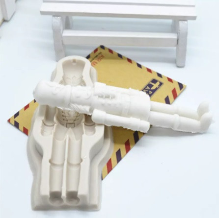 Молд силиконовый Щелкунчик 106 на 42 мм серый Киев - изображение 4