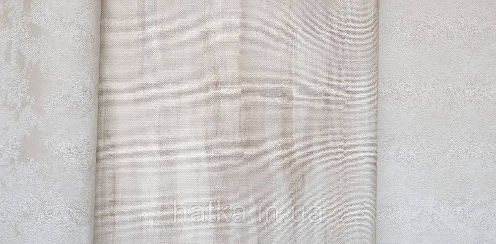 Шпалери вінілові на флізеліні Grandeco Ameli абстракція смуги розмиті коричневі бежеві Київ - фото 3