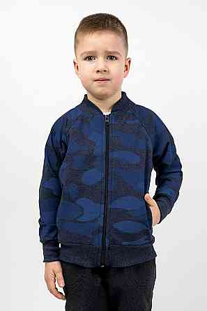 Бомбер дитячий, камуфляж темно-синій топ Крохатушка одяг Київ