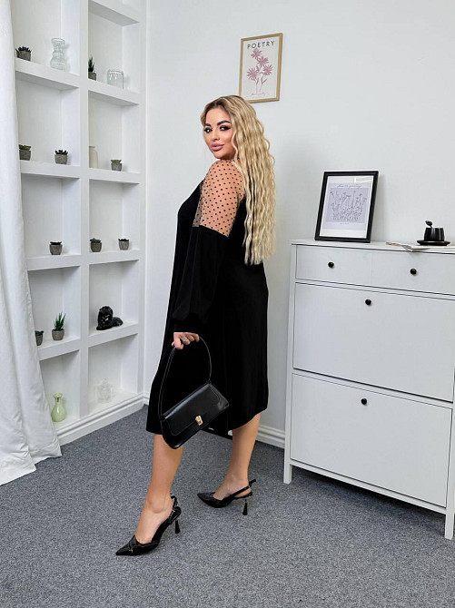 Женское платье со вставками из сеточки Одесса - изображение 3