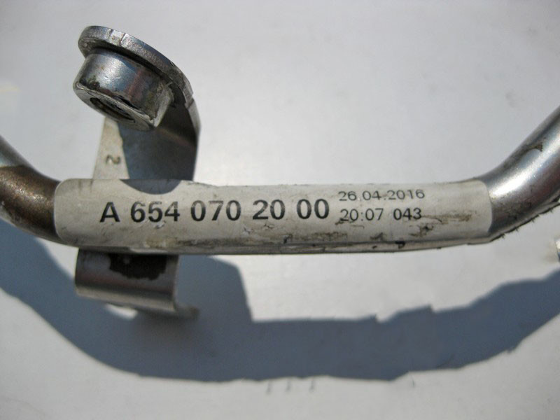 Mercedes-Benz  A6540704600 Паливопровід сталевий обратка для двигуна OM654 R4 2.0 Diesel Одеса - фото 3