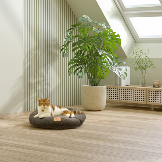 Лежак — подушка для котів і собак Ferplast Relax Boucli (Ферпласт Релакс) 43 x 30 см — 45/2, Темно-зелений Запоріжжя