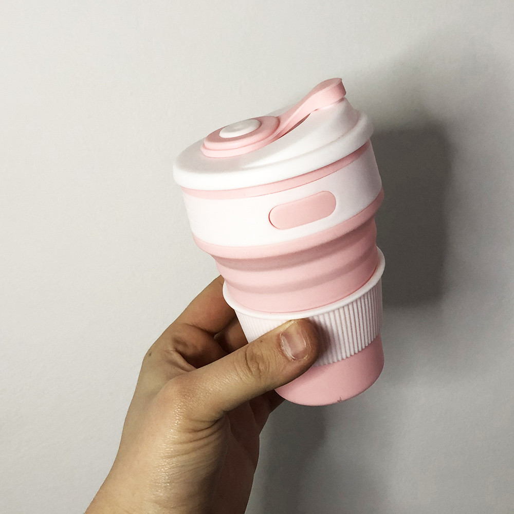 Стакан телескопический 350, Карманная чашка для кофе, Силиконовые стакан, Кружки для подорожей XW-69 Львов - изображение 14