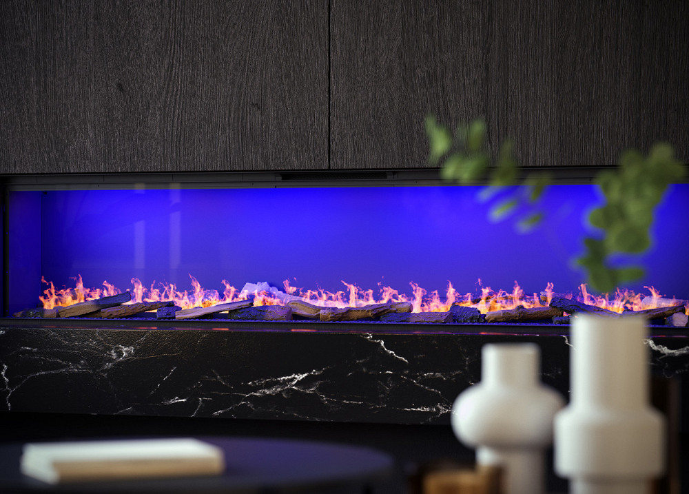 Електричний камін Faber by Dimplex E-Slim Linear 1200-450 з візуальним паровим ефектом полумʼя та функцією обігріву Київ - фото 18