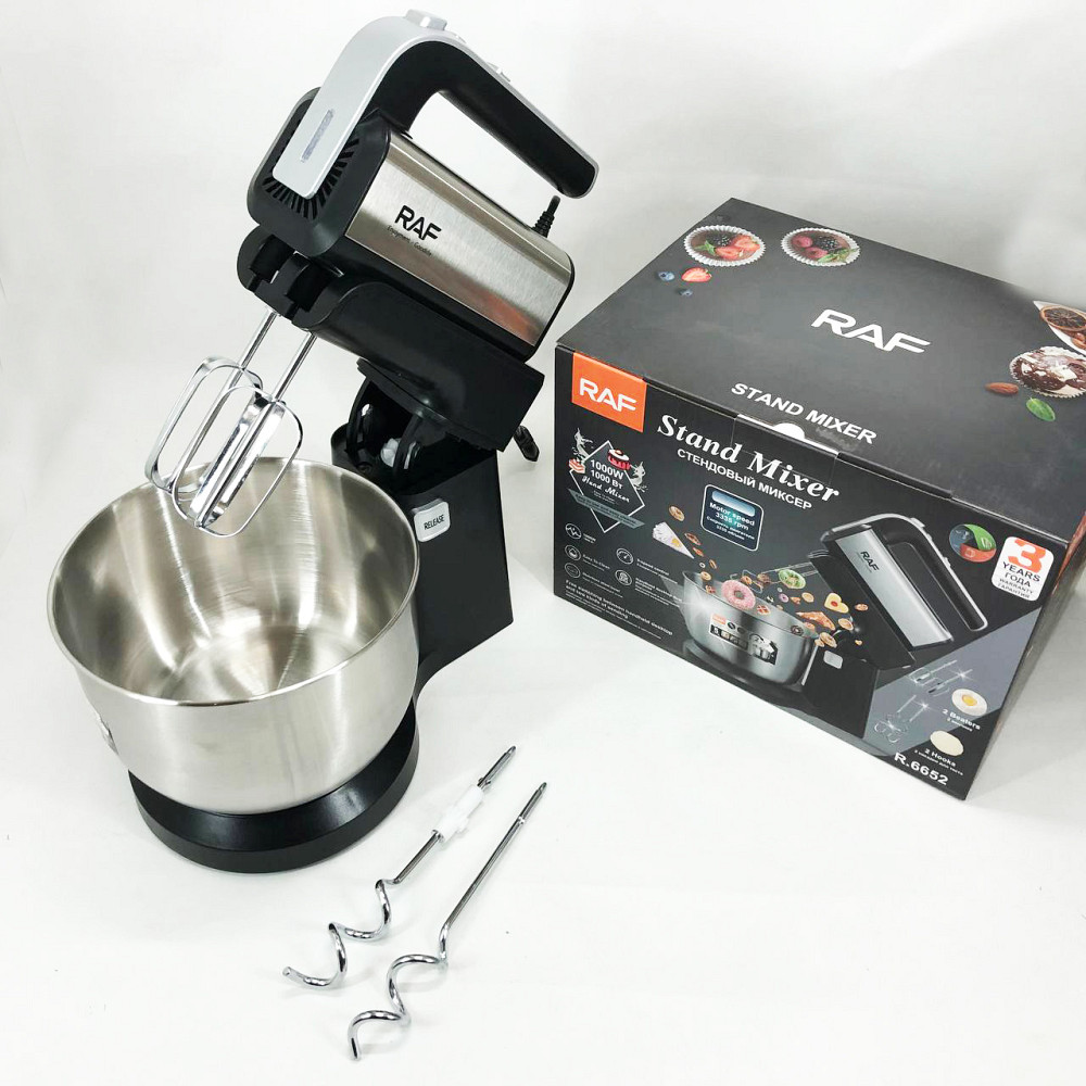 Міксер для домашнього кондитера RAF, Кращий ручний міксер, Міксери з чашею, Ручний міксер-мішалка PJ-82 Львів - фото 12