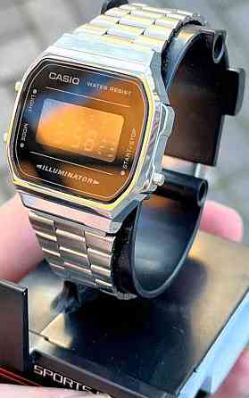 Годинник A168 WEM Silver/Black | Часы касио A159W | Мужские Винтаж AQ Киев