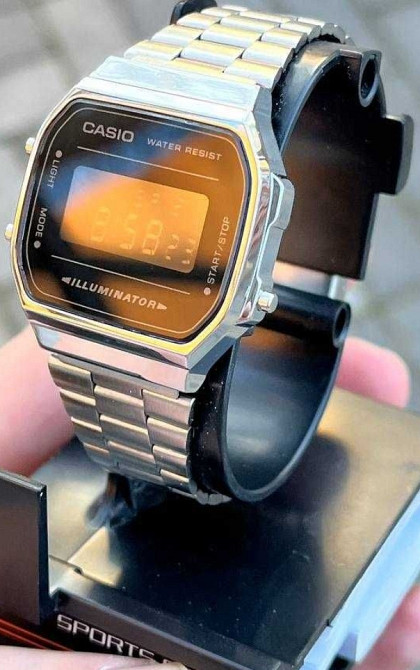 Годинник A168 WEM Silver/Black | Часы касио A159W | Мужские Винтаж AQ Киев - изображение 3