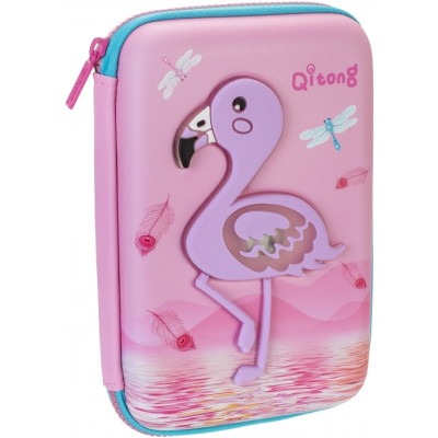 Пенал Cool For School LED 1 отделение с органайзером розовый (QT-5758-Pink) Винница - изображение 2