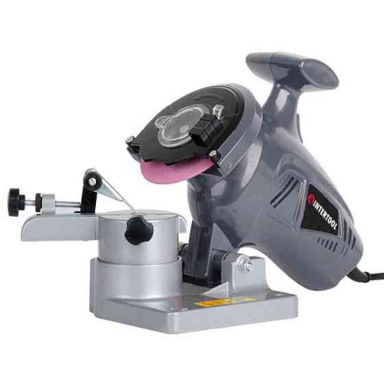 Станок для заточки цепей, 0,25 кВт, 7500 об/мин, 100×10×3,2 мм INTERTOOL DT-0850 Киев