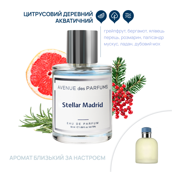 Парфумована вода Stellar Madrid Avenue des Parfums 50 мл Вінниця
