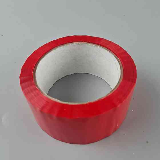 Упаковочный скотч Ярко-Красный 38мк 45мм 80метров  