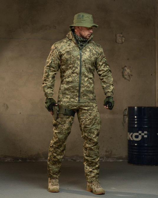 Тактический костюм горка retouch на флисе пиксель  ВТ7681 Одесса - изображение 1