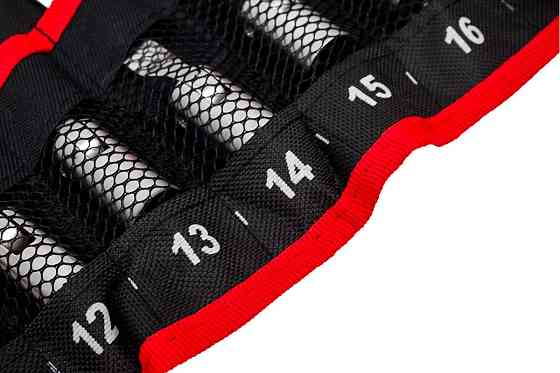 Набір ключів рожково-торцевих шарнірних 10пр. (8, 10, 12-19мм), на полотні FORSAGE F-5010R Одесса