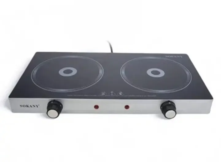 Плита Sokany SK-224 инфракрасная , на 2 конфорки, 2400 Вт (SK-224) Коломия - фото 3